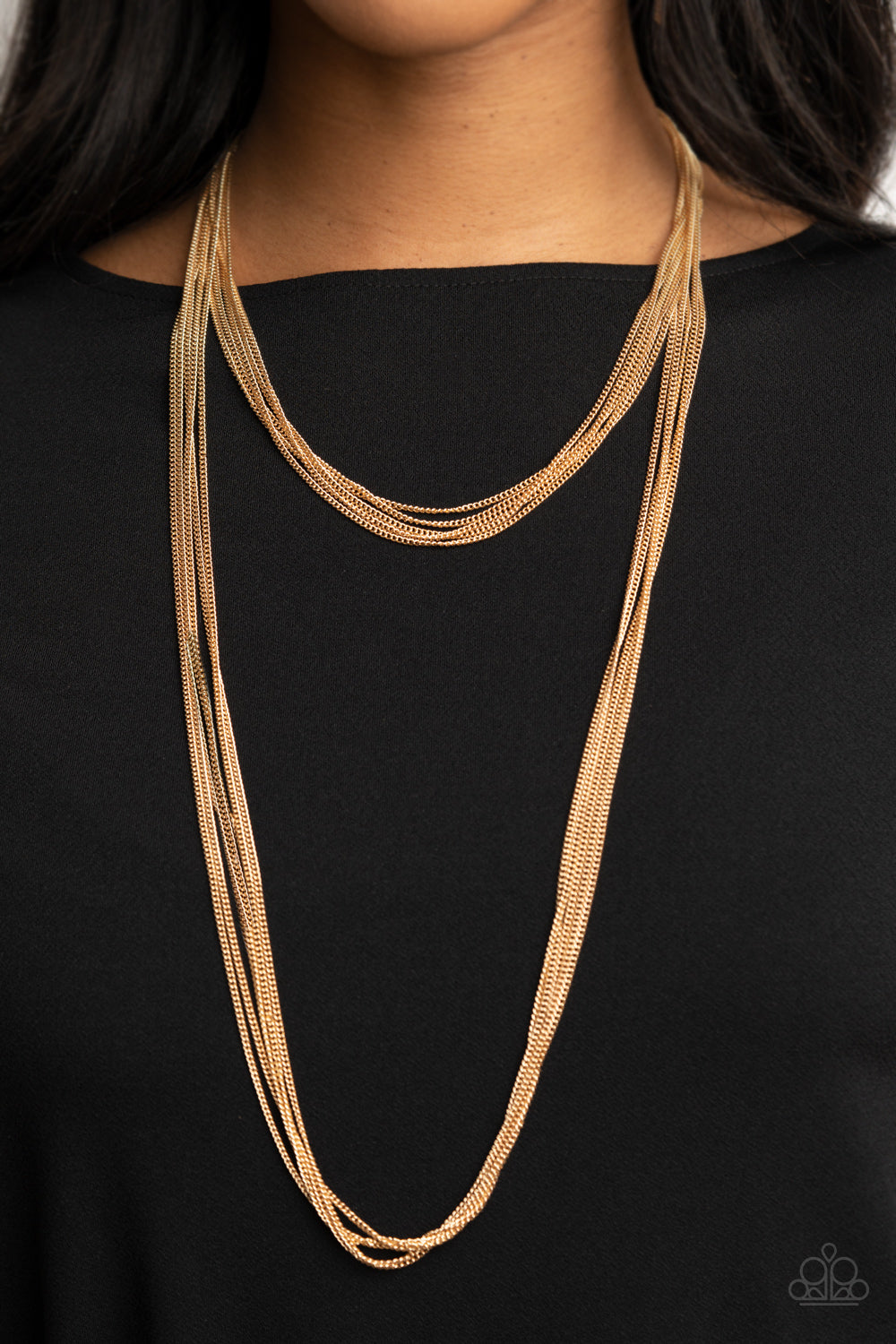 Paparazzi Accessories Save Your TIERS - Gold Necklaces - Lady T Accessories