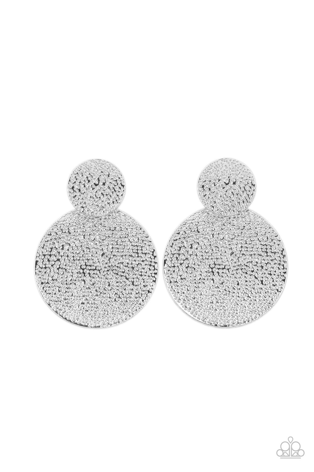 Paparazzi Accessories Refined Relic - Silver Earrings - Lady T Accessories