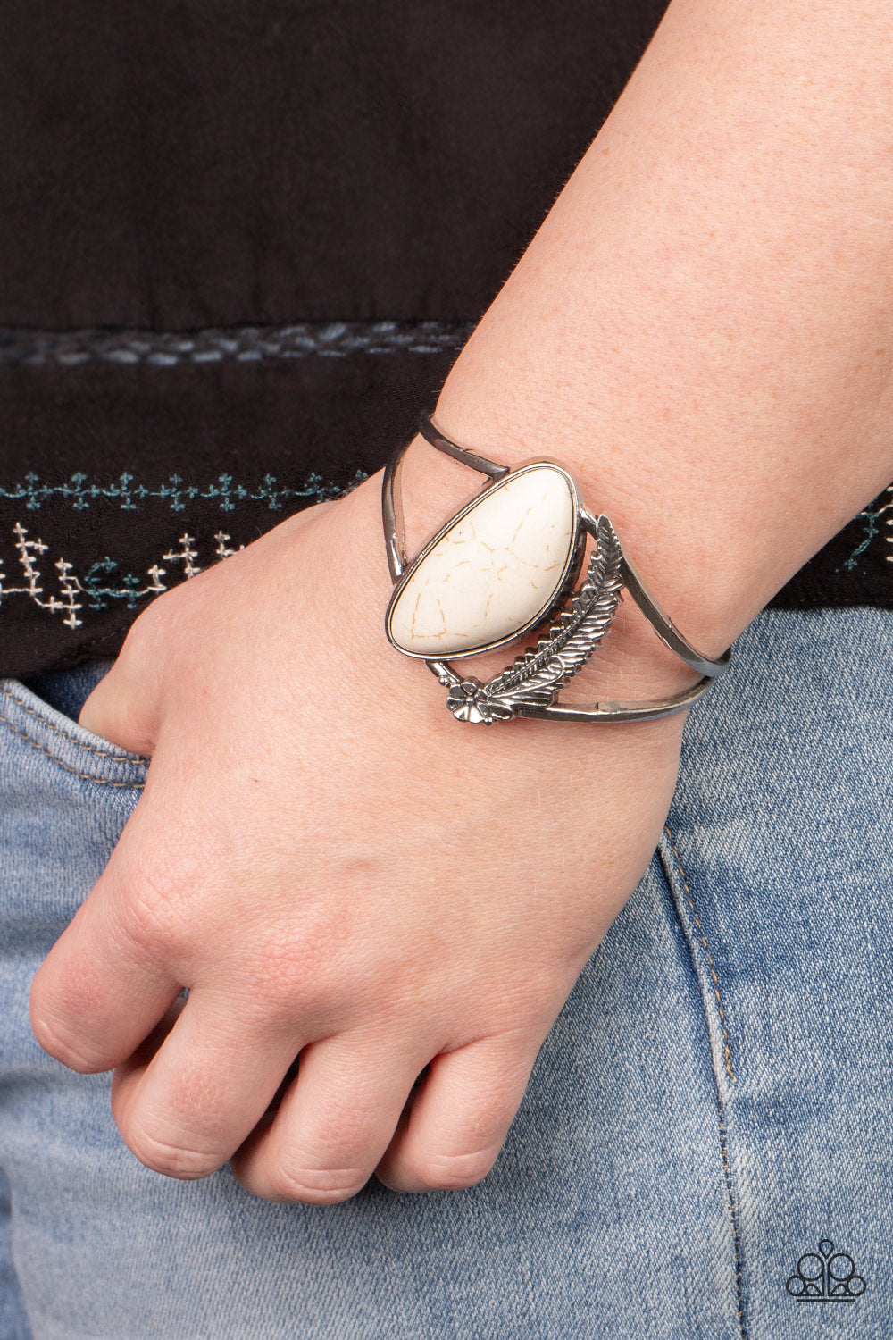 Paparazzi Accessories Out in the Wild - White Bracelets - Lady T Accessories