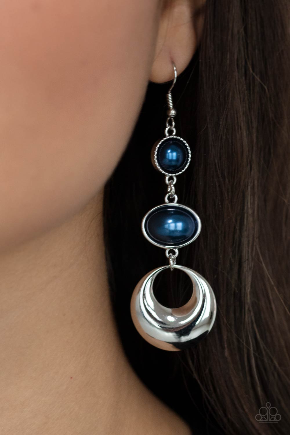 Paparazzi Accessories Bubbling to the Surface - Blue Earrings - Lady T Accessories
