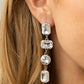 Paparazzi Accessories Cosmic Heiress - White Earrings - Lady T Accessories