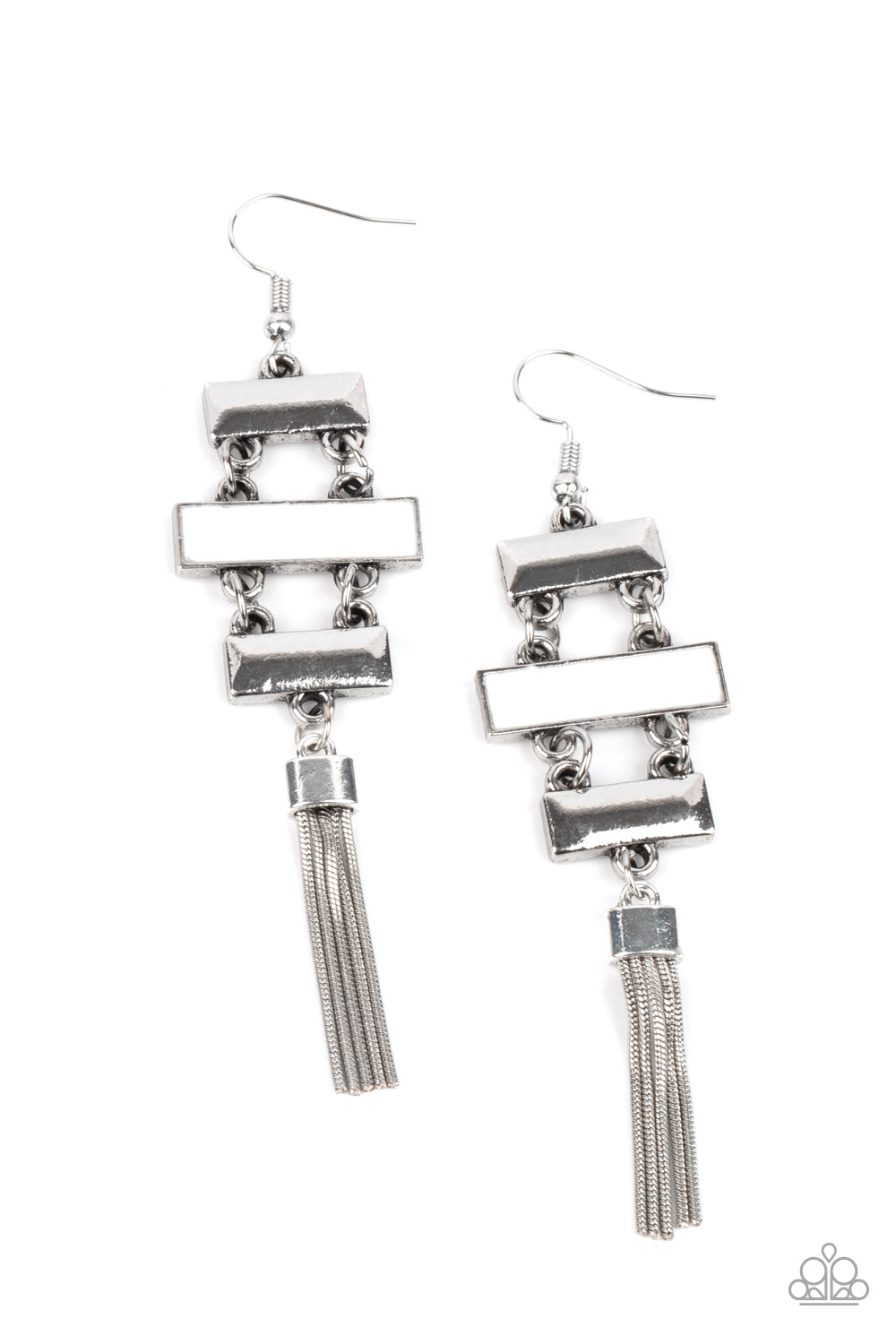 Paparazzi Accessories Mind, Body and SEOUL - White Earrings - Lady T Accessories