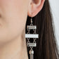 Paparazzi Accessories Mind, Body and SEOUL - White Earrings - Lady T Accessories