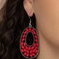 Paparazzi Accessories Beaded Shores - Red Earrings - Lady T Accessories