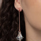 Paparazzi Accessories Keep Them in Suspense - Copper Post Earrings an iridescent acrylic petals delicately cluster at the bottom of a shiny copper chain, creating an ethereal tassel. Earring attaches to a standard post fitting.  Sold as one pair of post earrings.  Paparazzi Jewelry is lead and nickel free so it's perfect for sensitive skin too!