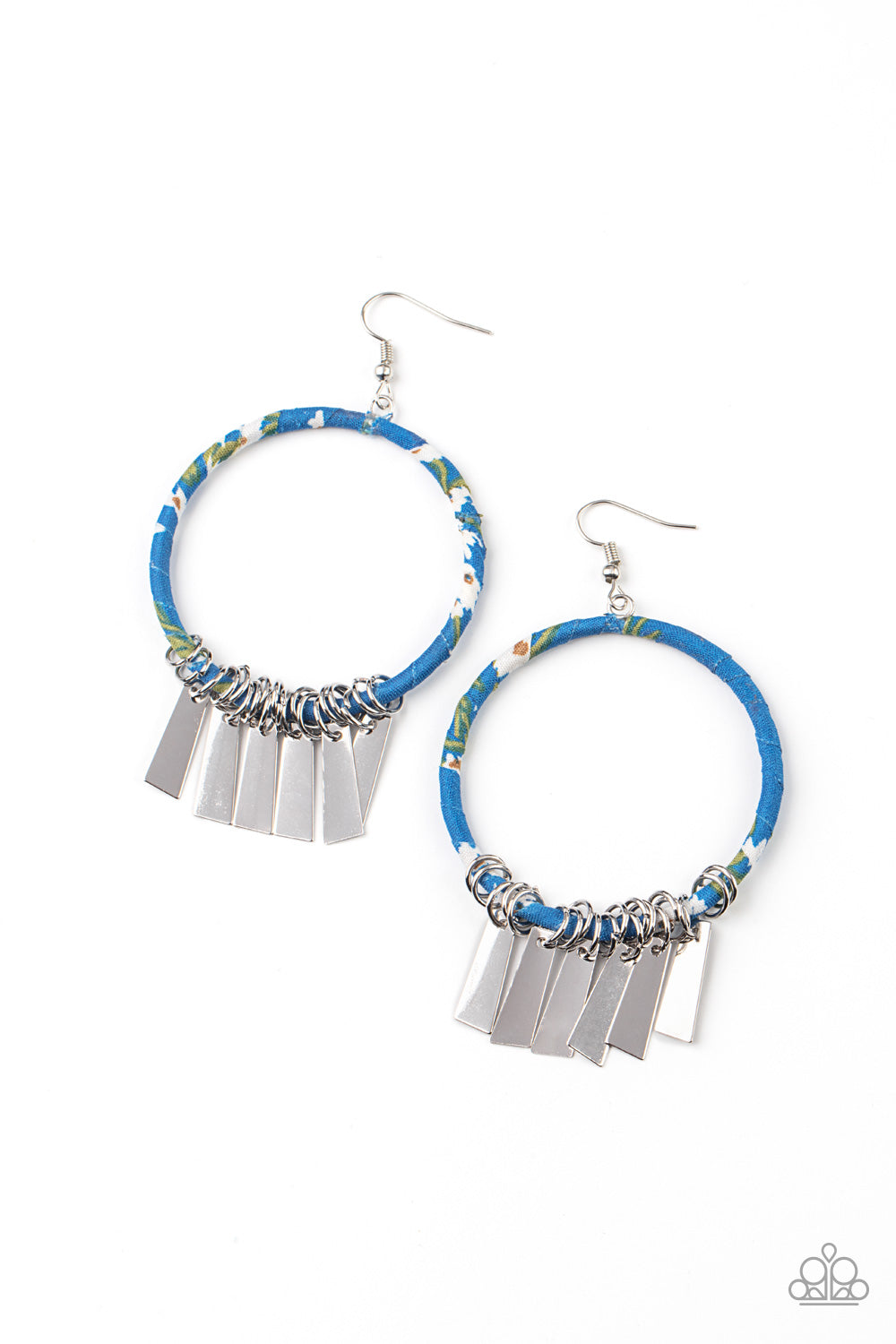 Paparazzi Accessories Garden Chimes - Blue Earrings - Lady T Accessories