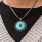 Paparazzi Accessories EPICENTER of Attention - Blue Necklaces - Lady T Accessories