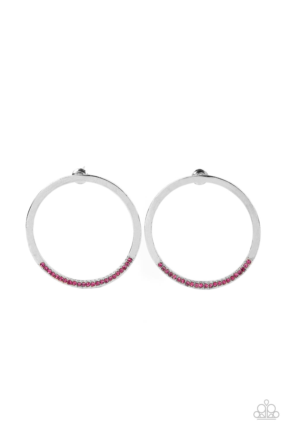 Paparazzi Accessories Spot on Opulence - Pink Earrings - Lady T Accessories