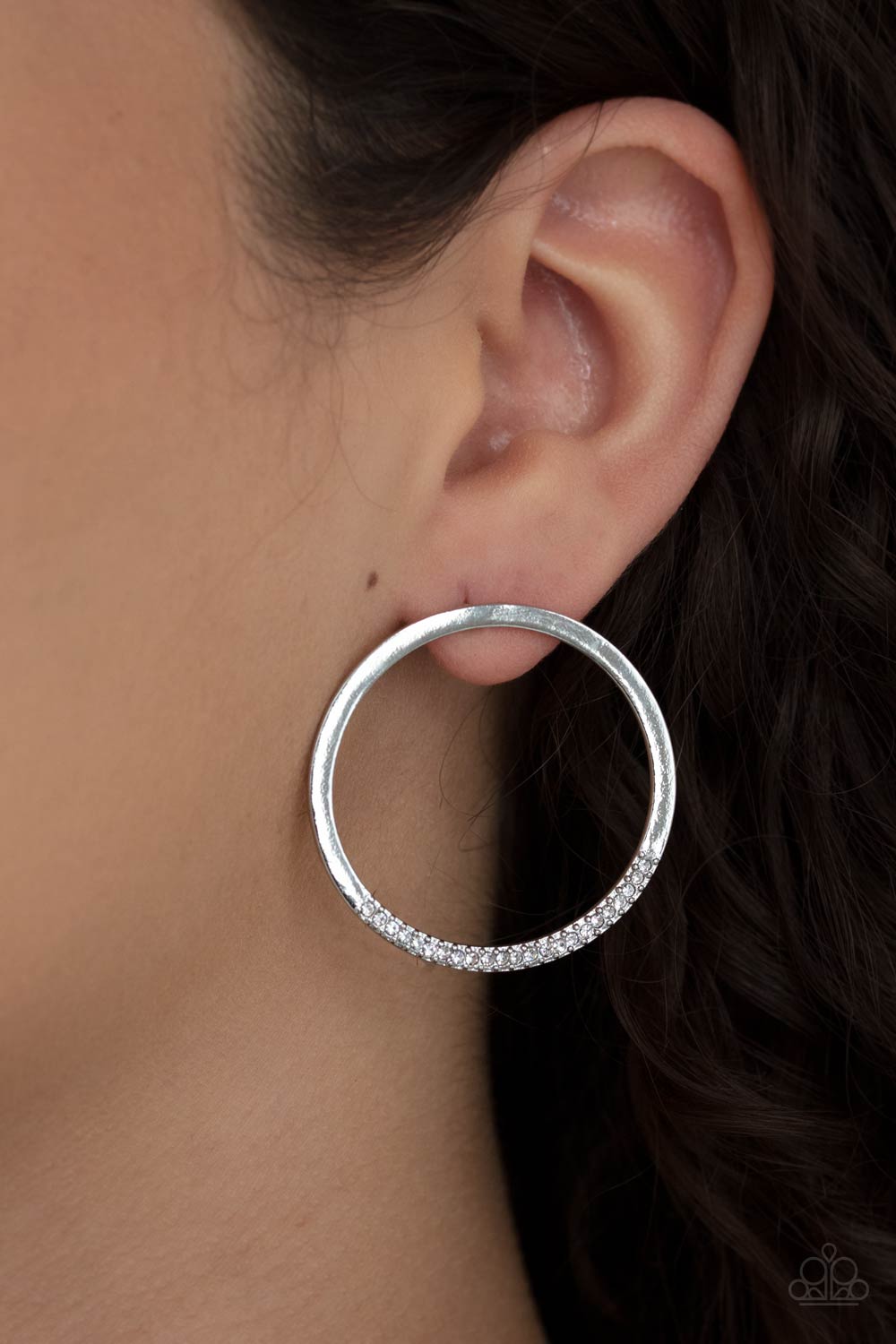 Paparazzi Accessories Spot On Opulence - White Earrings - Lady T Accessories