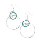 Paparazzi Accessories In an Orderly Fashion - Blue Earrings - Lady T Accessories
