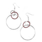 Paparazzi Accessories In an Orderly Fashion - Red Earrings - Lady T Accessories