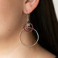 Paparazzi Accessories In an Orderly Fashion - Red Earrings - Lady T Accessories