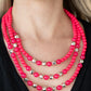 Paparazzi Accessories STAYCATION All I Ever Wanted - Pink Necklaces - Lady T Accessories