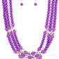 Paparazzi Accessories STAYCATION All I Ever Wanted - Purple Necklaces - Lady T Accessories