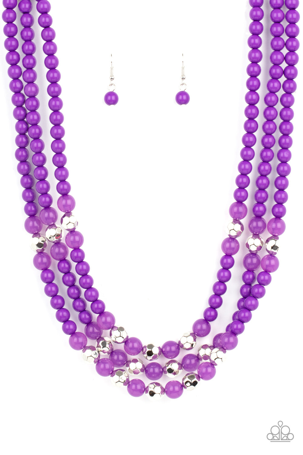 Paparazzi Accessories STAYCATION All I Ever Wanted - Purple Necklaces - Lady T Accessories
