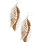Paparazzi Accessories WINGING Off the Hook - White Earrings - Lady T Accessories