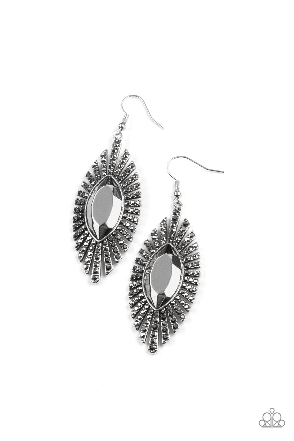 Paparazzi Accessories Who is the FIERCEST of Them All - Silver Earrings - Lady T Accessories