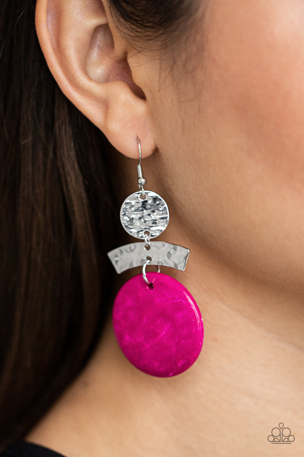 Paparazzi Accessories Diva of My Domain - Pink Earrings - Lady T Accessories