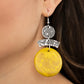 Paparazzi Accessories Diva of My Domain - Yellow Earrings - Lady T Accessories