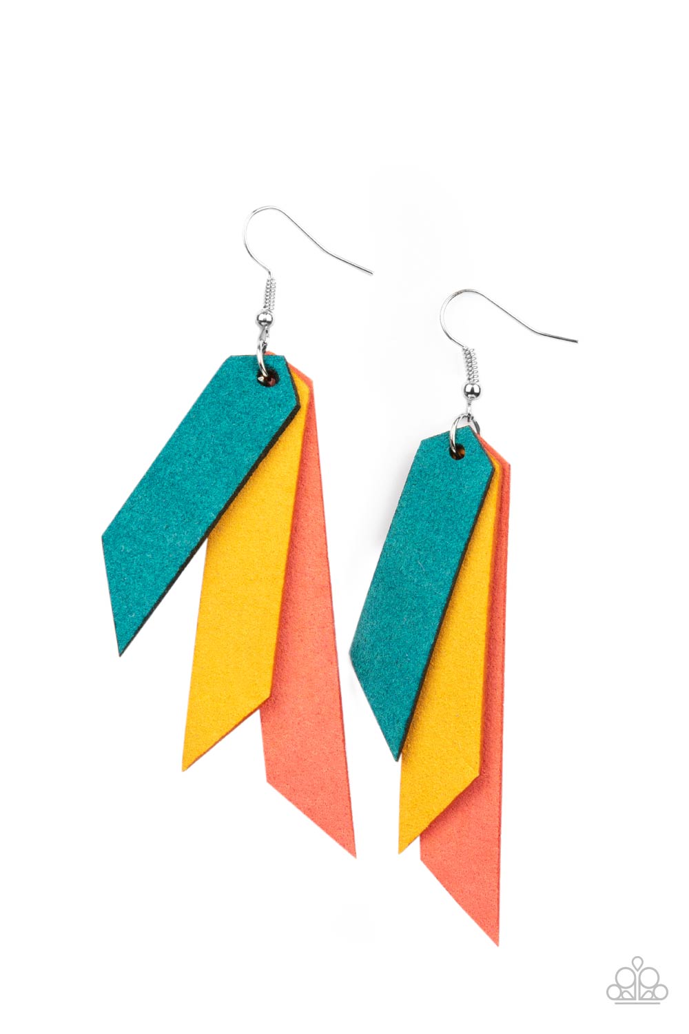 Paparazzi Accessories Suede Shade - Multi Earrings - Lady T Accessories