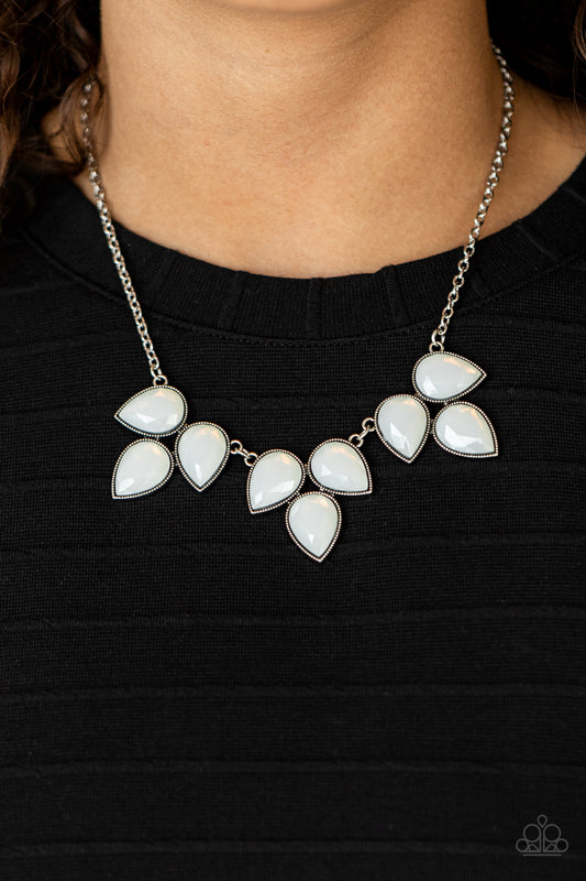 Paparazzi Accessories Prairie Fairytale - White Necklaces - Lady T Accessories