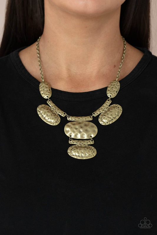 Paparazzi Accessories Gallery Relic - Brass Necklaces - Lady T Accessories
