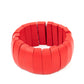 Paparazzi Accessories Raise the BARBADOS - Red Wood Bracelets - Lady T Accessories