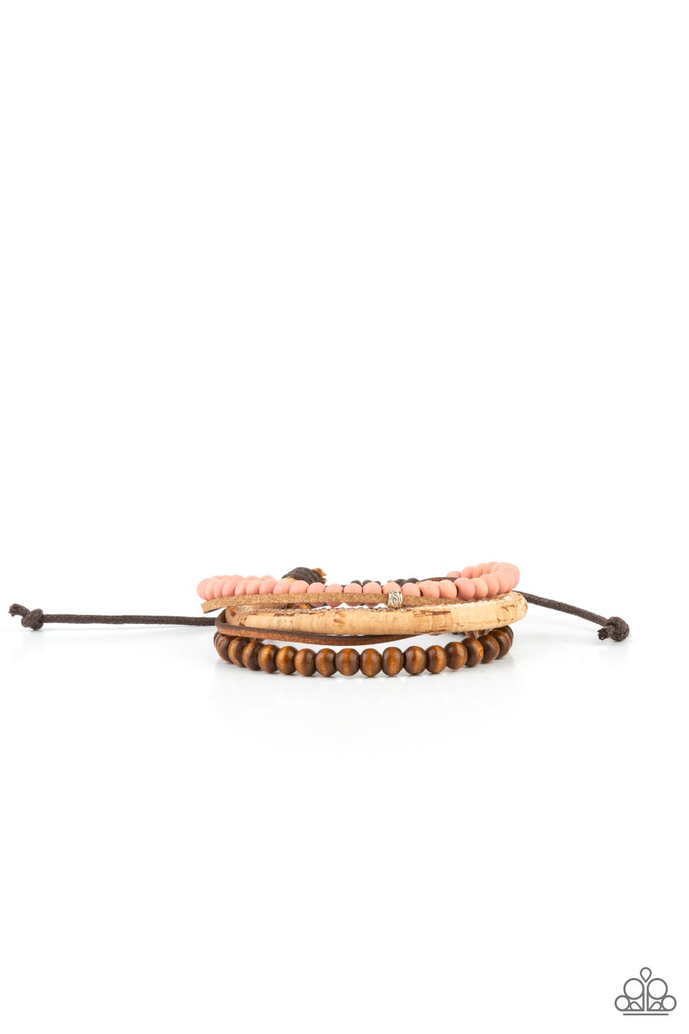 Paparazzi Accessories Stack to Basics - Pink Urban Bracelets - Lady T Accessories