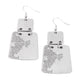 Paparazzi Accessories Tagging Along - Silver Earrings - Lady T Accessories