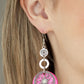 Paparazzi Accessories Royal Marina - Pink Earrings - Lady T Accessories