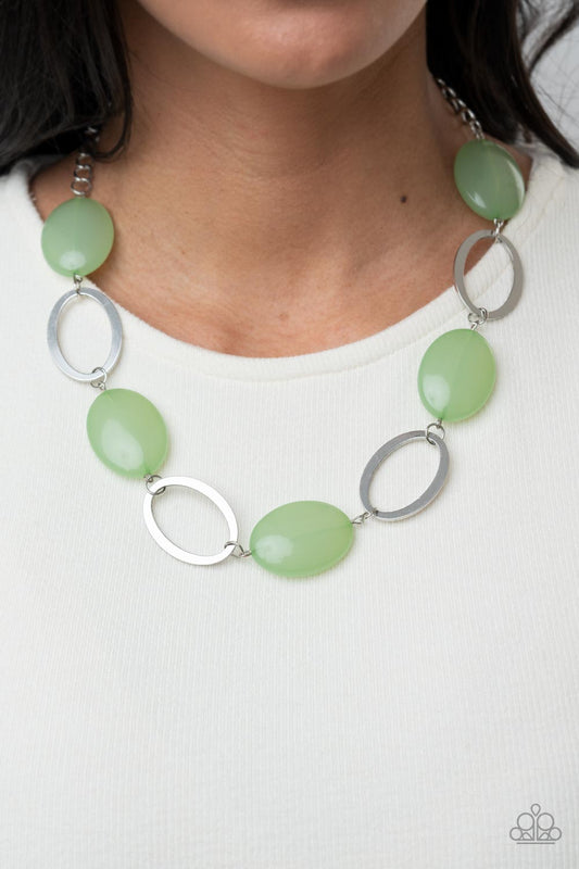 Paparazzi Accessories Beachside Boardwalk - Green Necklaces - Lady T Accessories