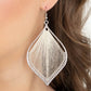 Paparazzi Accessories String Theory - White Earrings - Lady T Accessories