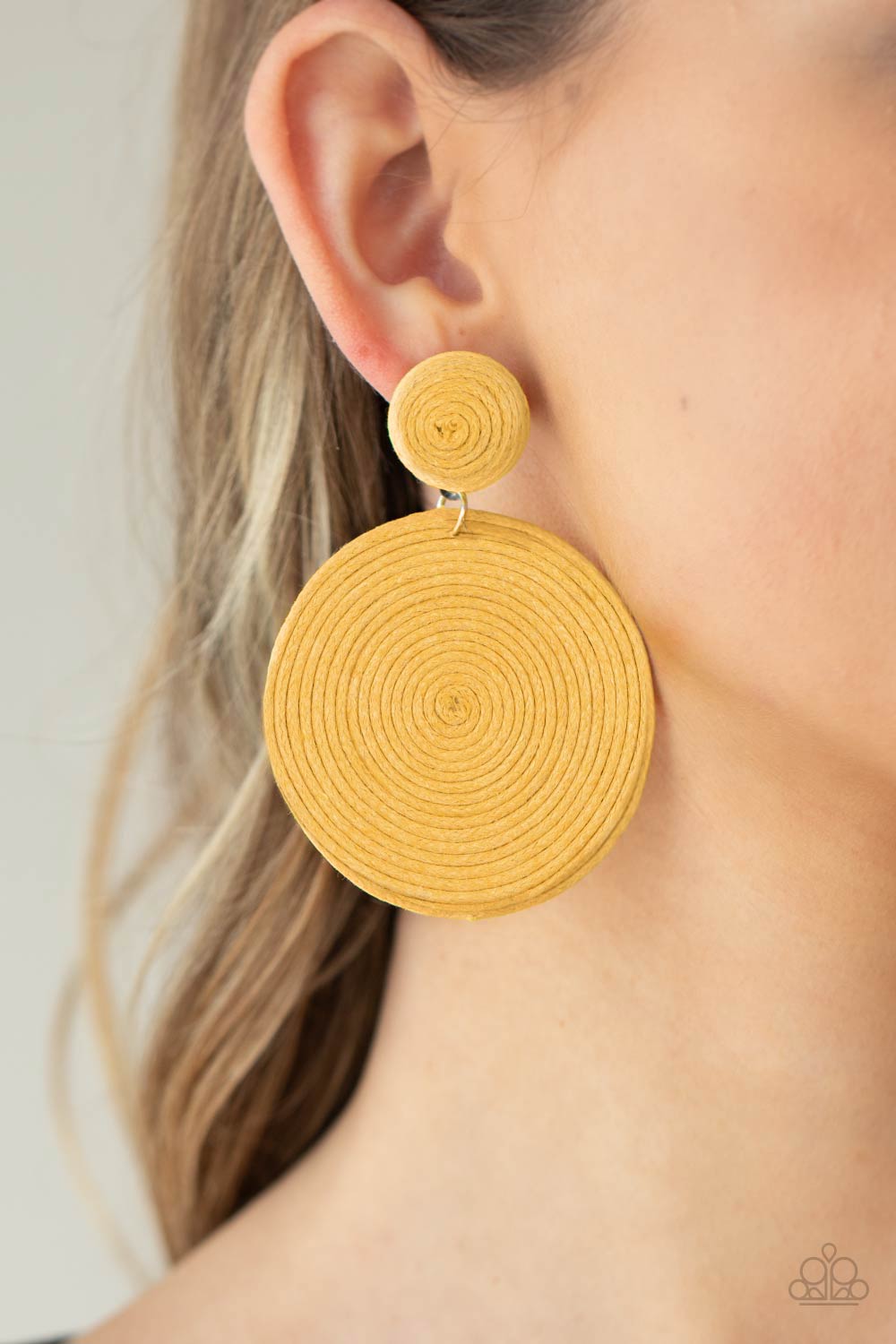 Circulate the Room - Yellow Earrings - Lady T Accessories