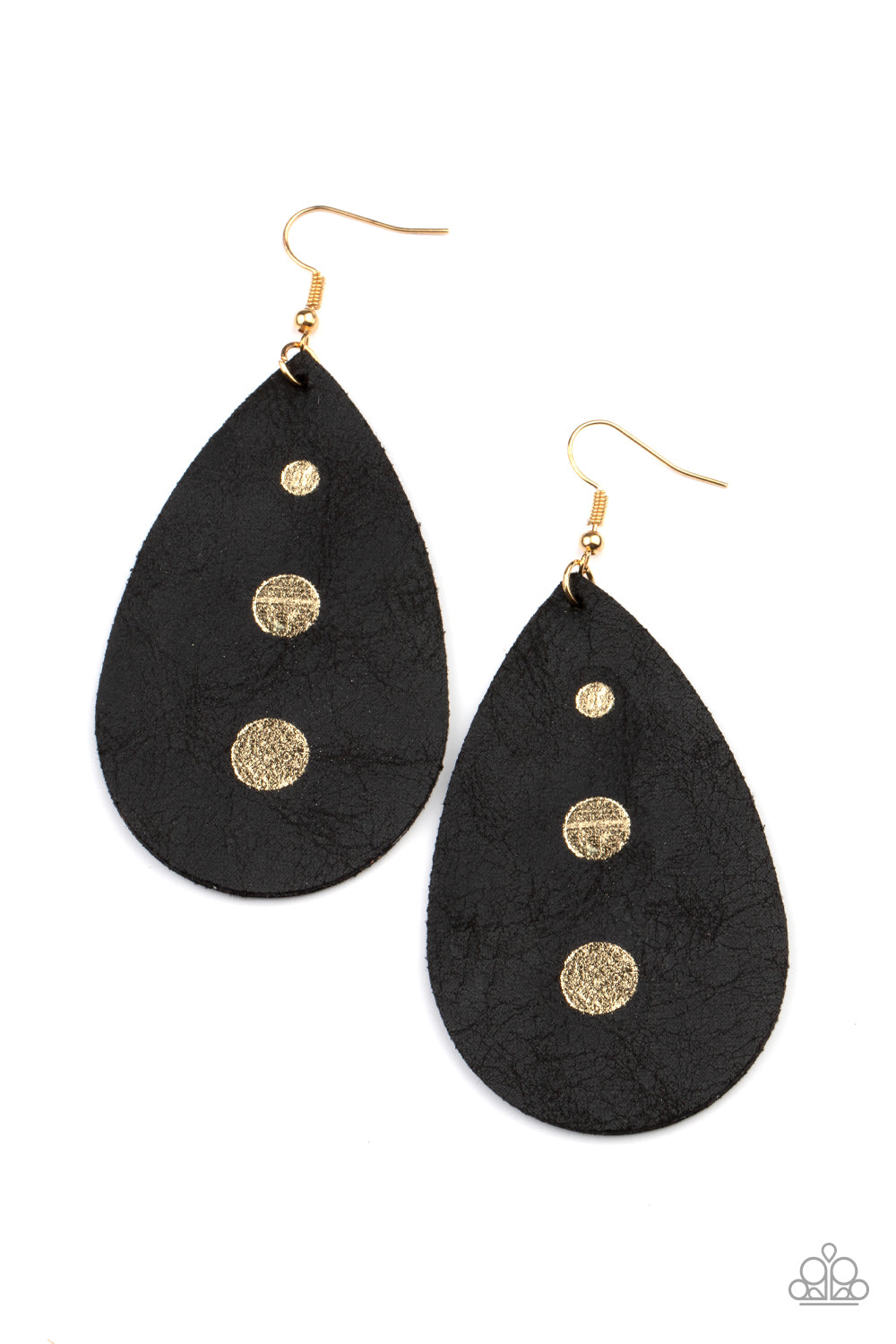 Paparazzi Accessories Rustic Torrent - Black Earrings - Lady T Accessories