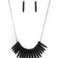 Paparazzi Accessories Exotic Edge - Black Necklaces - Lady T Accessories