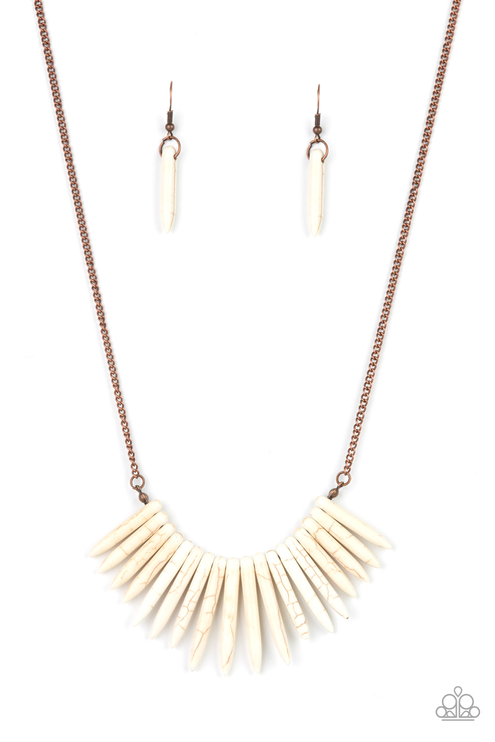 Paparazzi Accessories Exotic Edge - Copper Necklaces - Lady T Accessories