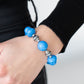 Paparazzi Accessories Day Trip Discovery - Blue Stretchy Bracelets - Lady T Accessories