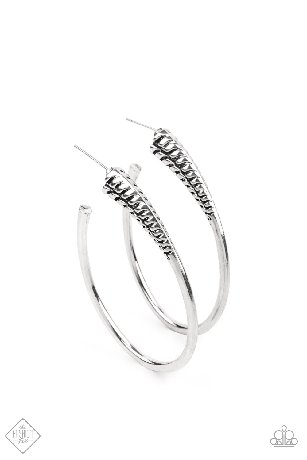 Paparazzi Accessories Fully Loaded - Silver Earrings - Lady T Accessories
