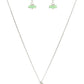 Paparazzi Accessories Warm my Heart - Green Necklaces - Lady T Accessories