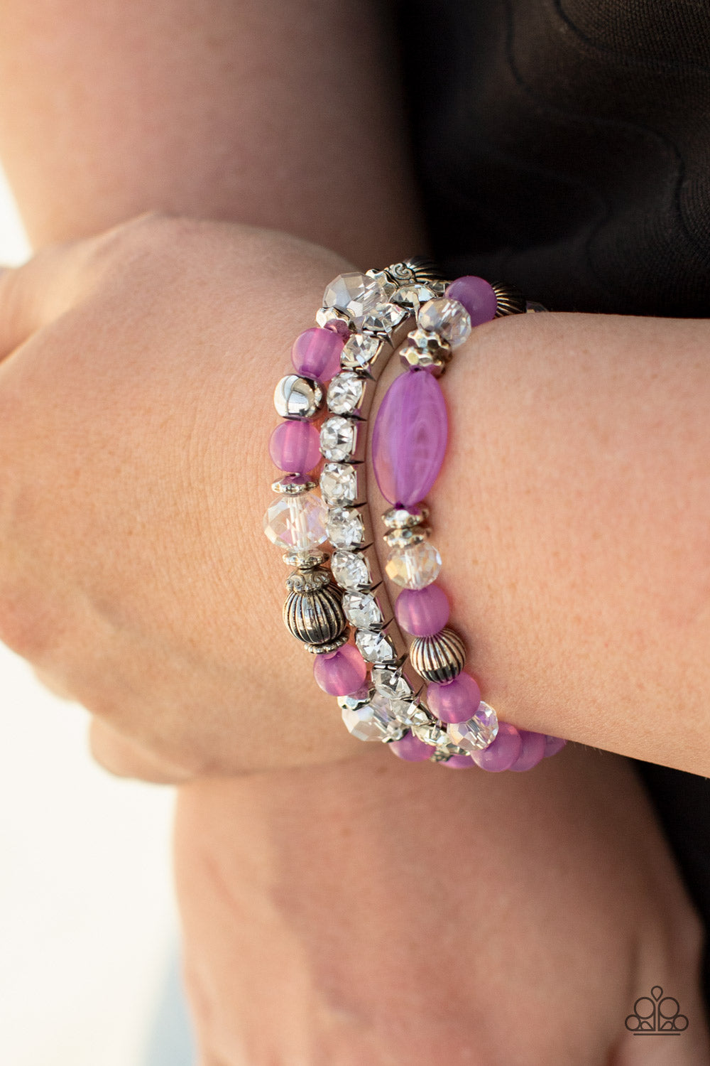 Paparazzi Accessories Ethereal Etiquette - Purple Bracelets - Lady T Accessories