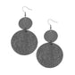 Paparazzi Accessories Status Cymbal - Black Earrings - Lady T Accessories