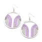 Paparazzi Accessories Delightfully Deco - Purple Earrings - Lady T Accessories