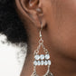 Paparazzi Accessories A FLARE of Fierceness - White Earrings - Lady T Accessories