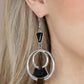 Paparazzi Accessories Deco Dancing - Black Fishhook Earrings - Lady T Accessories