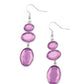 Paparazzi Accessories Tiers of Tranquility - Purple Earrings - Lady T Accessories