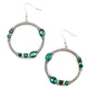 Paparazzi Accessories Glamorous Garland - Green Earrings - Lady T Accessories