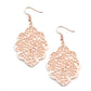 Paparazzi Accessories Meadow Mosaic - Rose Gold Earrings - Lady T Accessories