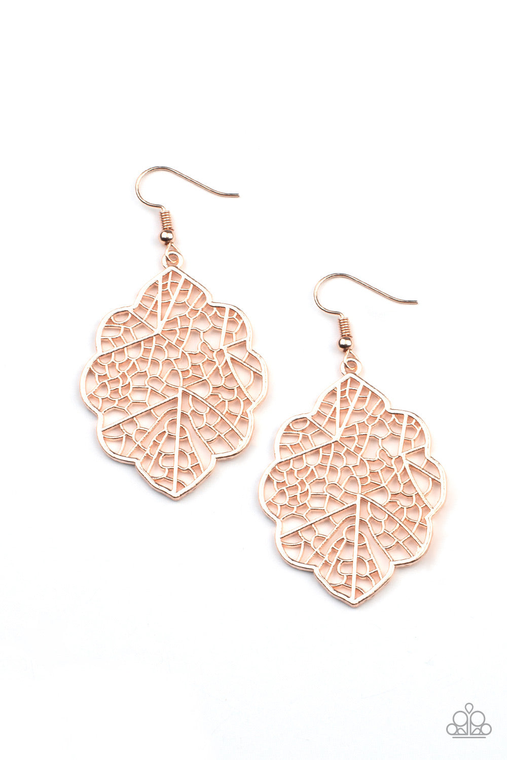 Paparazzi Accessories Meadow Mosaic - Rose Gold Earrings - Lady T Accessories