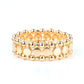 Paparazzi Accessories Metro Magnetism - Gold Stretchy Bracelets - Lady T Accessories