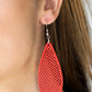 Paparazzi Accessories Surf Scene - Red Wood Earrings - Lady T Accessories